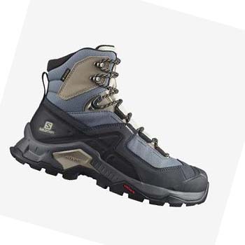 Salomon WoQUEST ELEMENT GORE-TEX Túracipő Női Fekete | HU 2841DFM